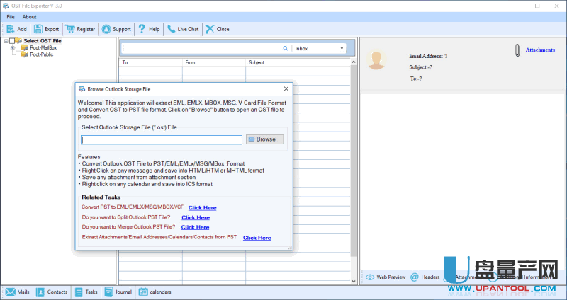 OST转PST转换器Softaken OST File Exporter 3.0已注册版