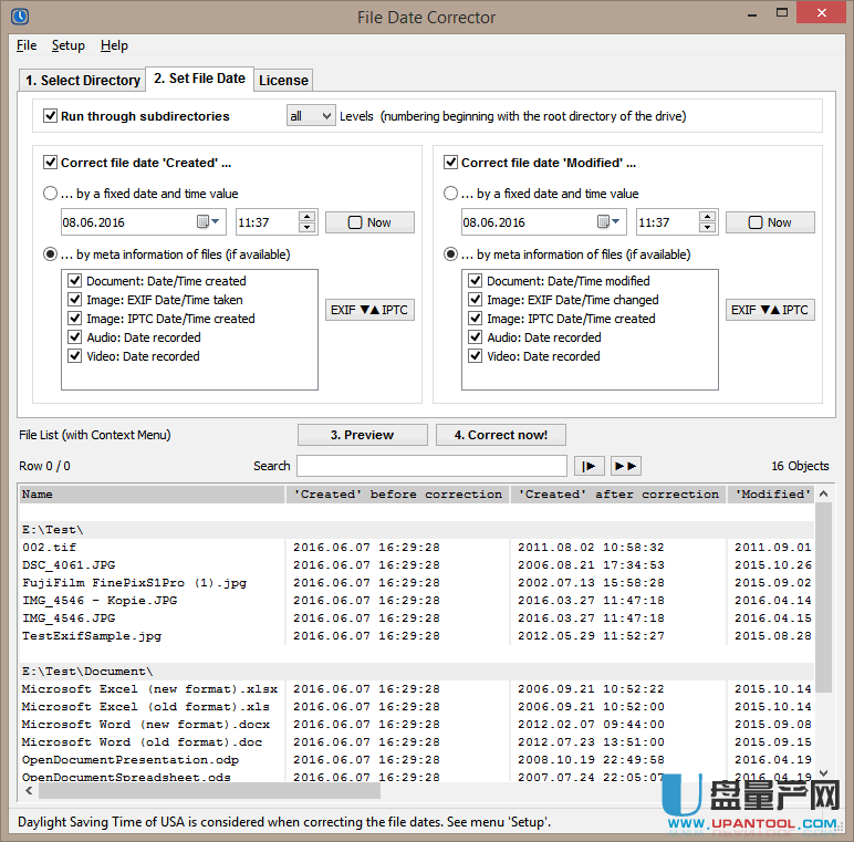 文件日期校正修改器Infonautics File Date Corrector 1.30无限制版