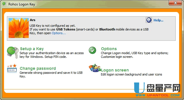 U盘加密软件Rohos Logon Key 3.5已注册版