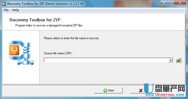 ZIP文件修复工具Recovery Toolbox for ZIP 1.1.17.45免费版