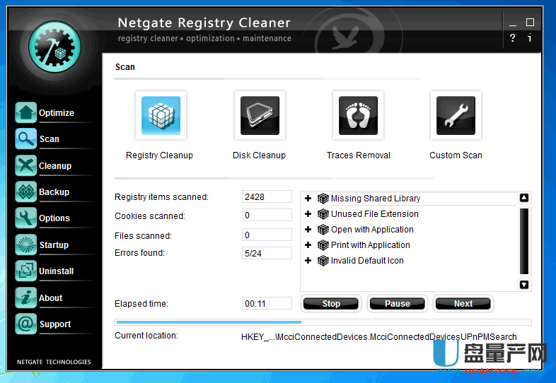注册表清理工具NETGATE Registry Cleaner 17.0.880.0无限制版