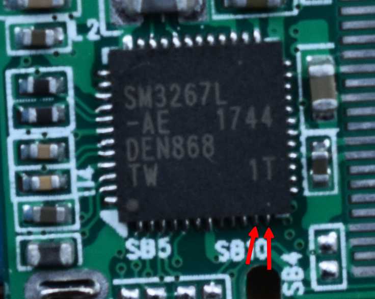 慧荣SM3267主控短接位置在哪教程